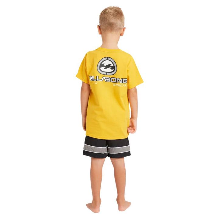 Billabong Groms Bio Wave Tee Yellow
