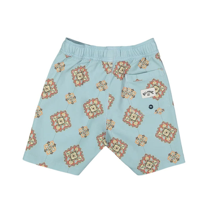 Billabong Groms Good Times Layback Boardshorts Light Blue