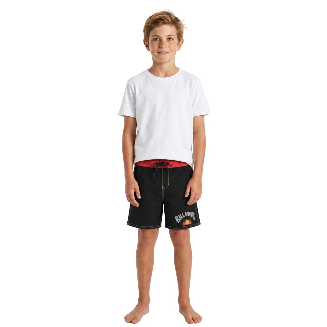 Billabong Groms Otis Flag Layback Black