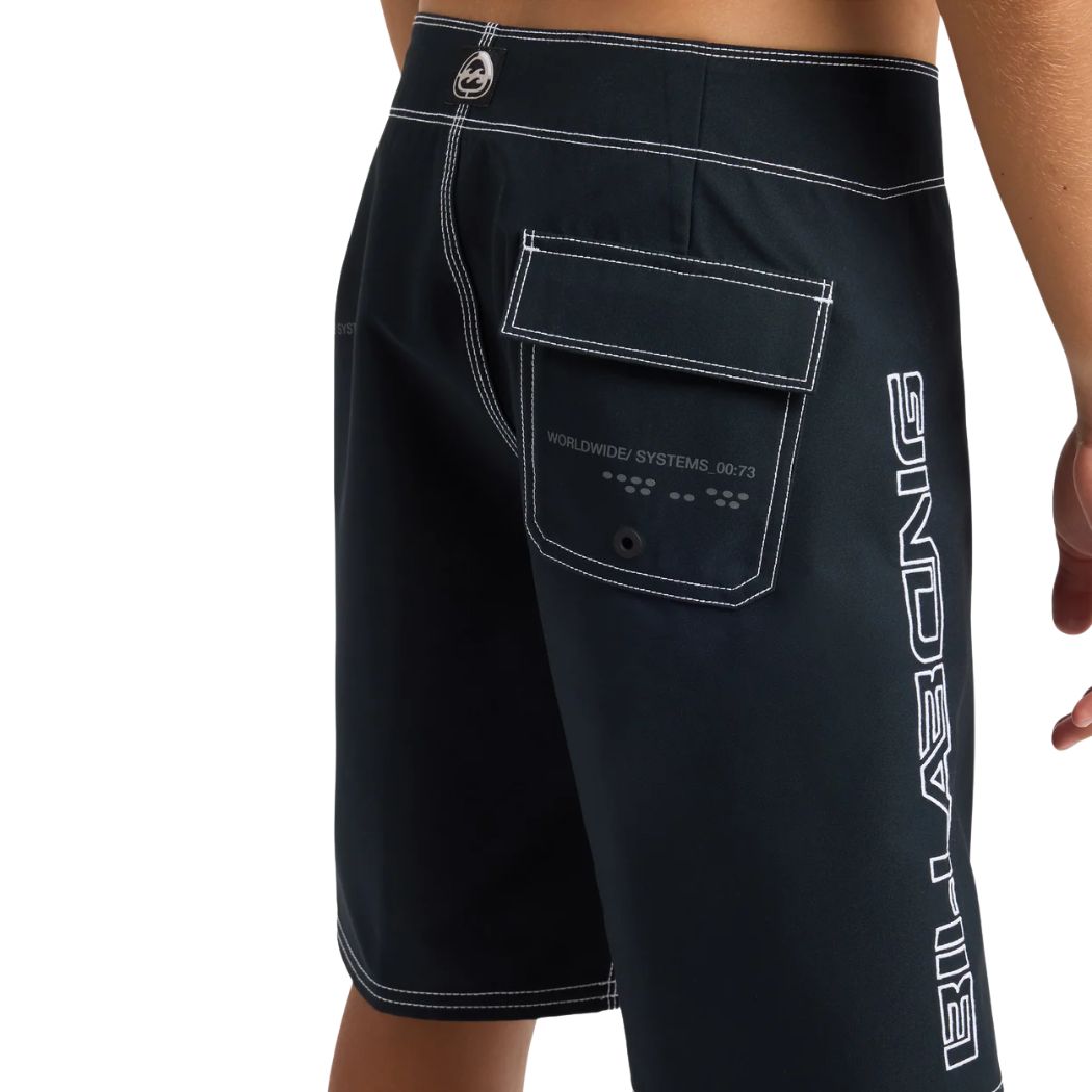 Billabong Groms Spec 73 Pulse Boardshort Off Black