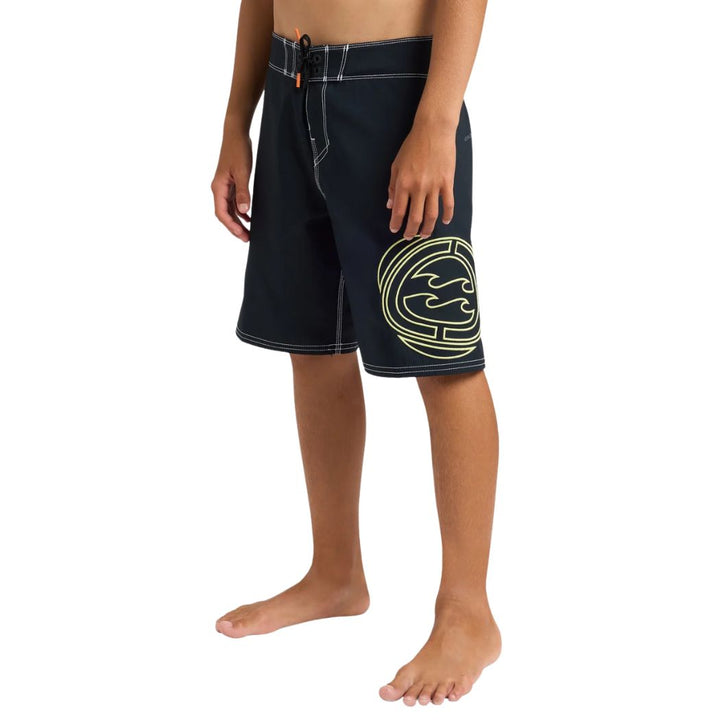 Billabong Groms Spec 73 Pulse Boardshort Off Black