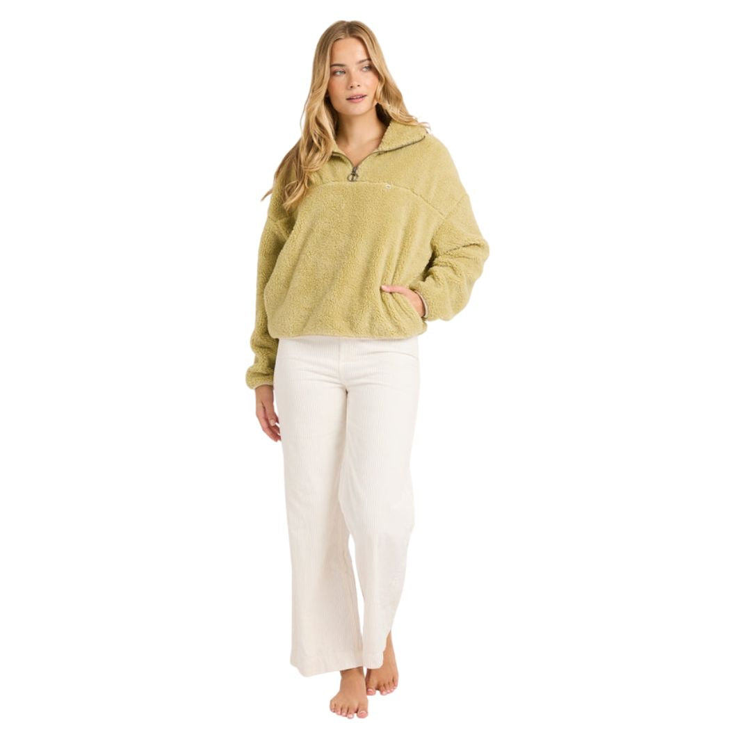 Billabong Groovin Half Zip Crew Coyote