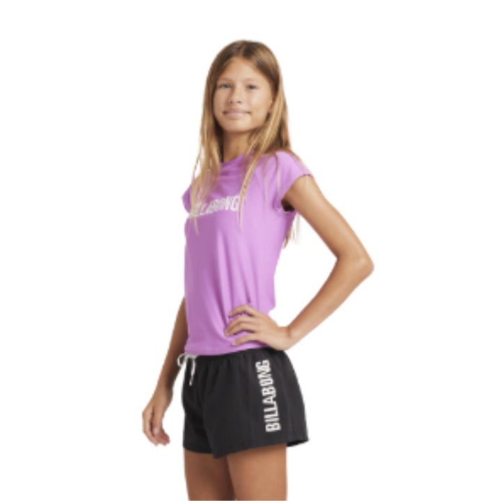 Billabong Heat Wave Girls Rash Shirt Barbados