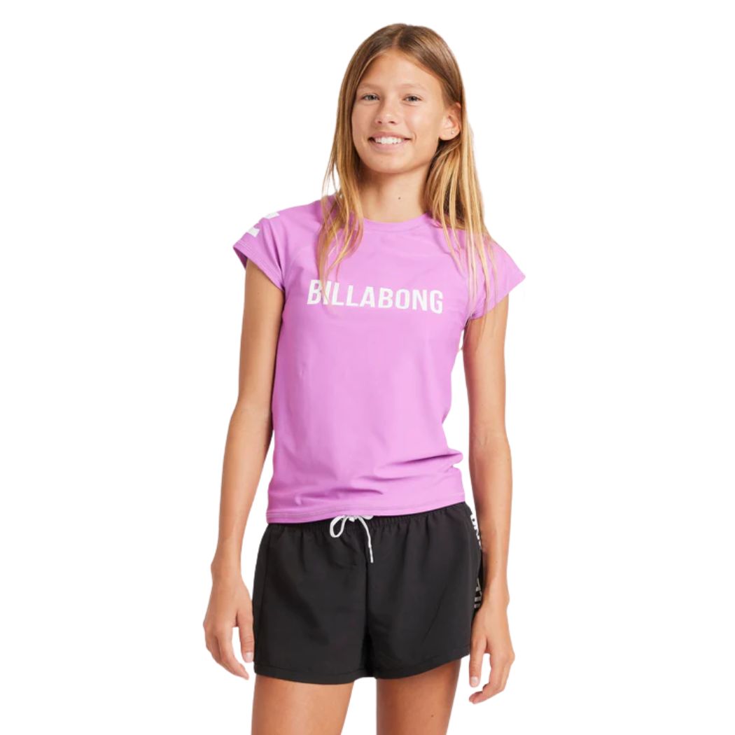 Billabong Heat Wave Girls Rash Shirt Barbados