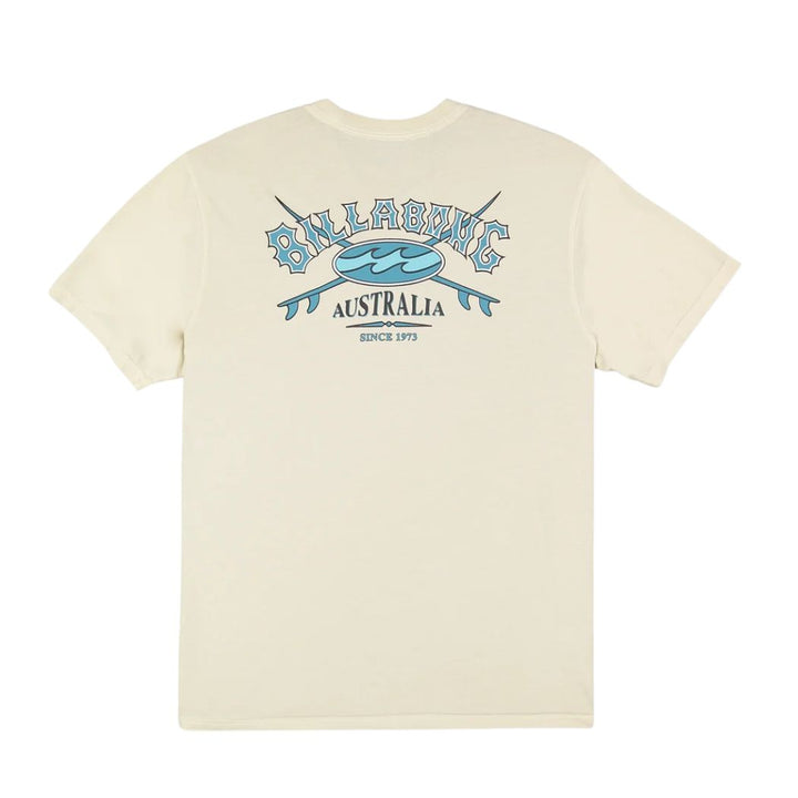 Billabong Heritage Arch Wave Wash Premium Tee Oatmeal