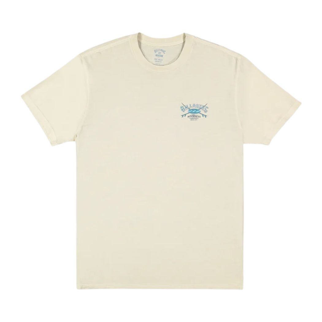 Billabong Heritage Arch Wave Wash Premium Tee Oatmeal