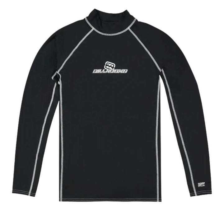 Billabong Jimmy Contrast Long Sleeve Rash Shirt Black