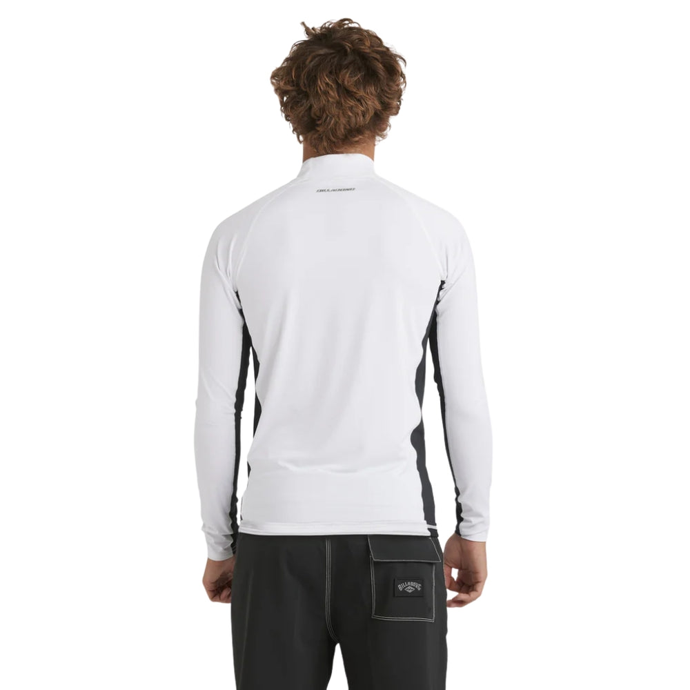 Billabong Jimmy Contrast Long Sleeve Rash Shirt White