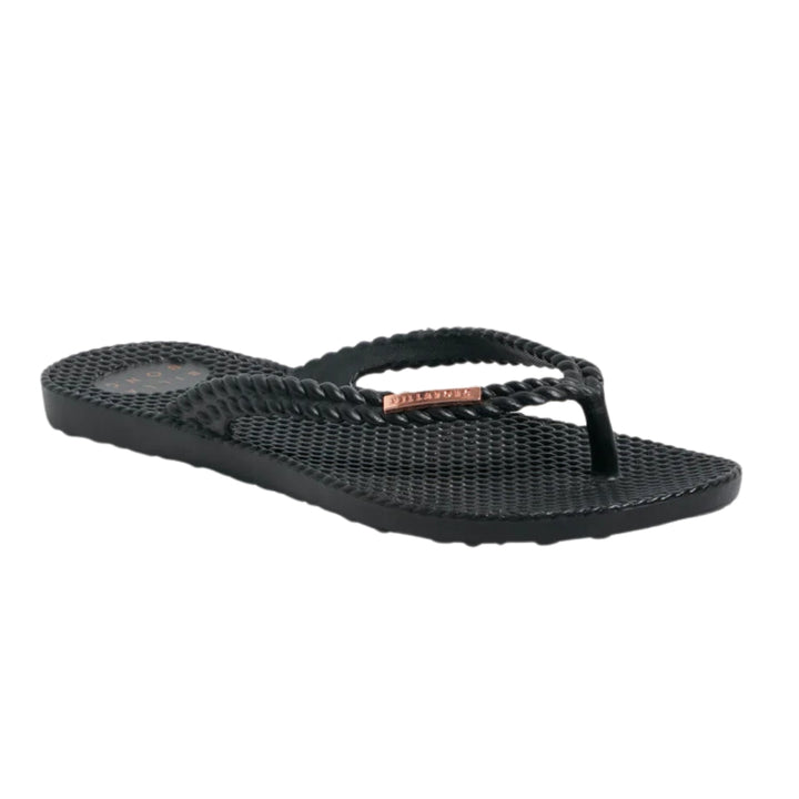 Billabong Kick Back Thong Solid Black Rose 