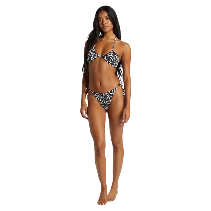 Billabong La Isla Tie Side Skimpy Hike Black Pebble