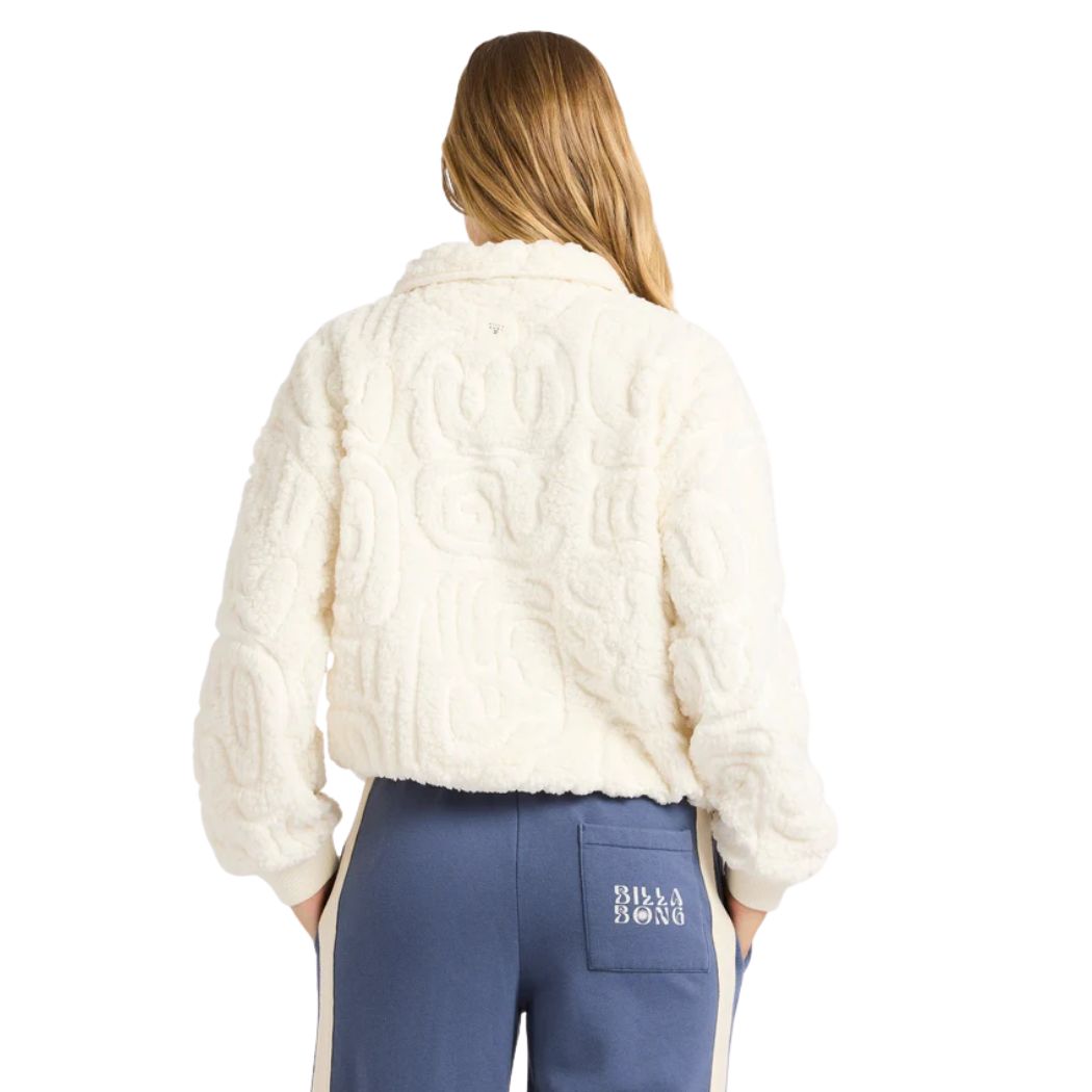 Billabong Le Love Half Zip Crew Salt Crystal