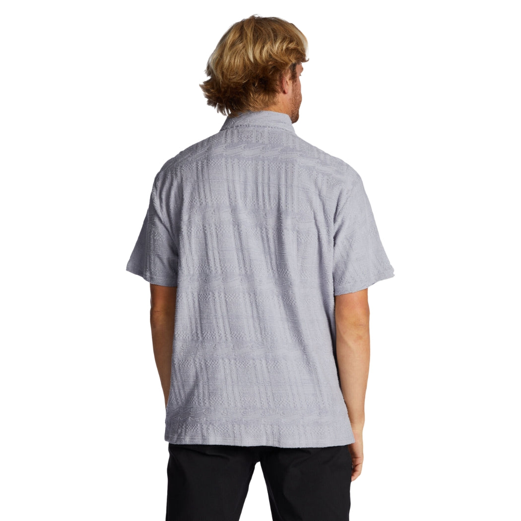 Billabong Loafer Button Up Shirt Grey Violet
