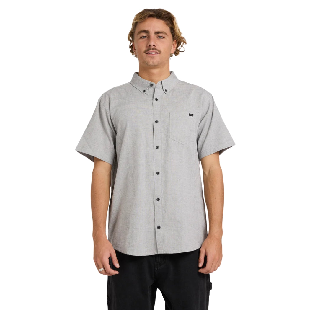 Billabong Mens All Day Shirt Light Grey