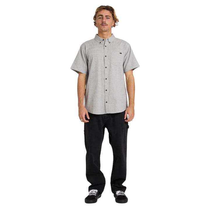 Billabong Mens All Day Shirt Light Grey