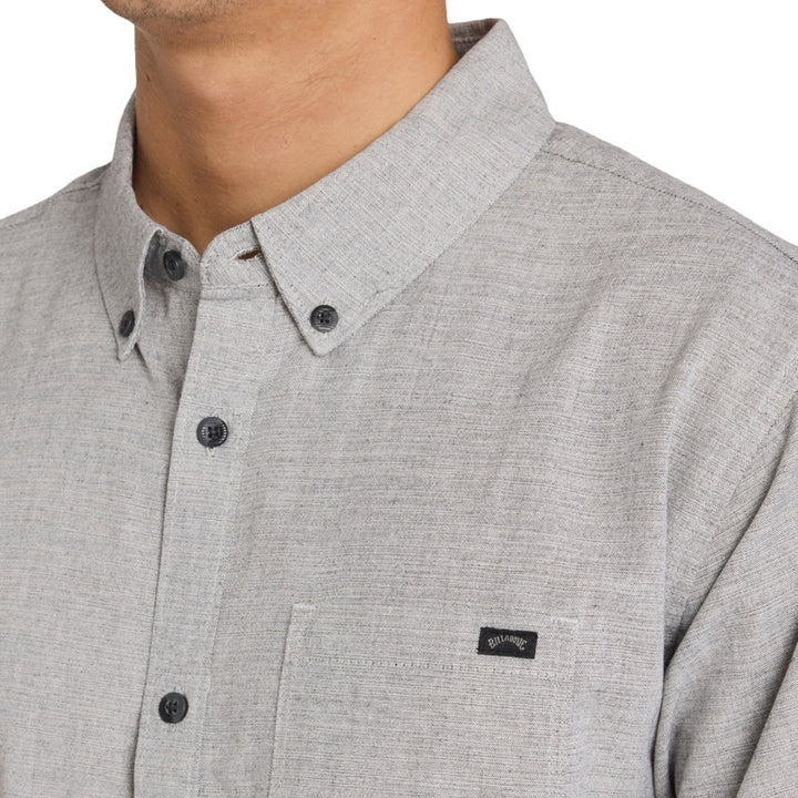 Billabong Mens All Day Shirt Light Grey