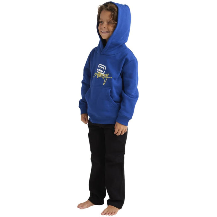Billabong OG Script Pop Hood Dark Cobalt