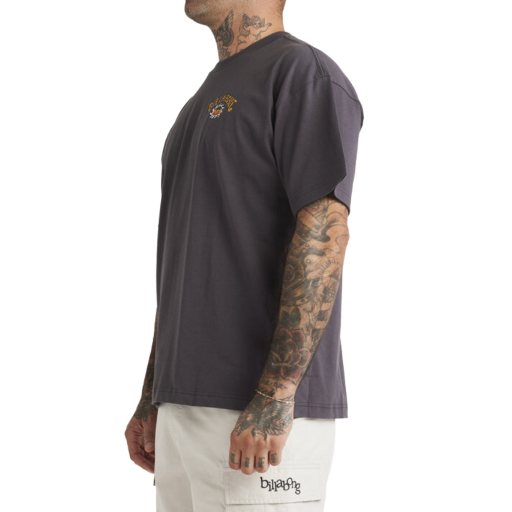 Billabong Otis Arch Sun Tee Charcoal 