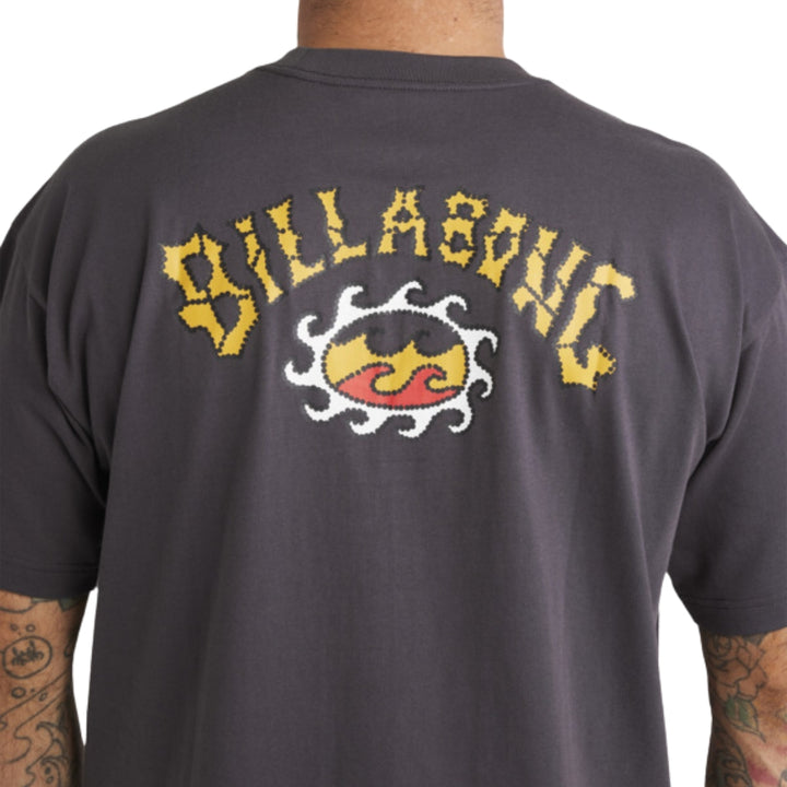 Billabong Otis Arch Sun Tee Charcoal 