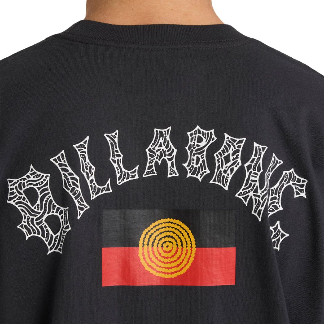 Billabong Otis Flag Arch Tee Charcoal