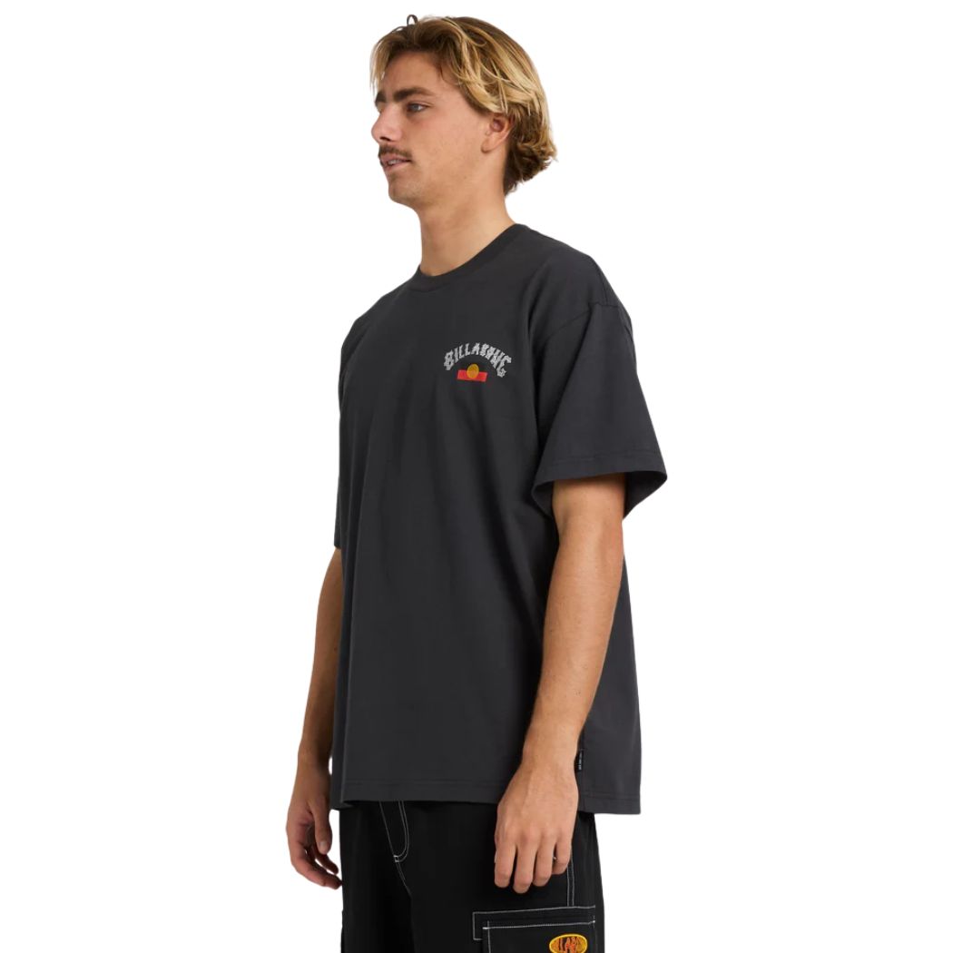 Billabong Otis Flag Arch Tee Charcoal