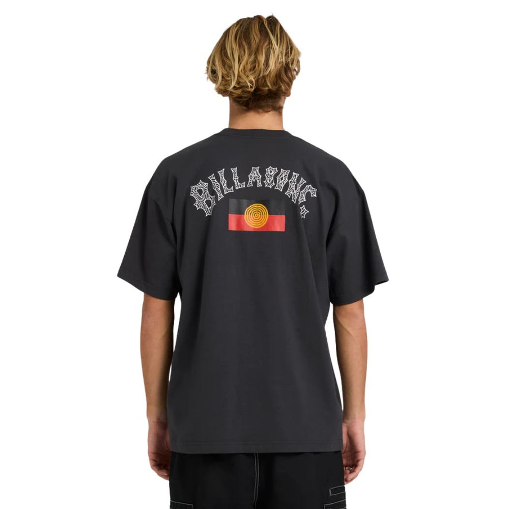 Billabong Otis Flag Arch Tee Charcoal
