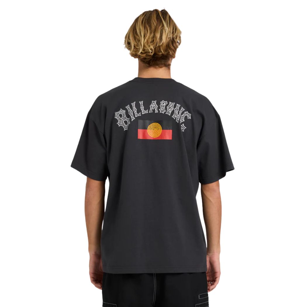 Billabong Otis Flag Arch Tee Charcoal