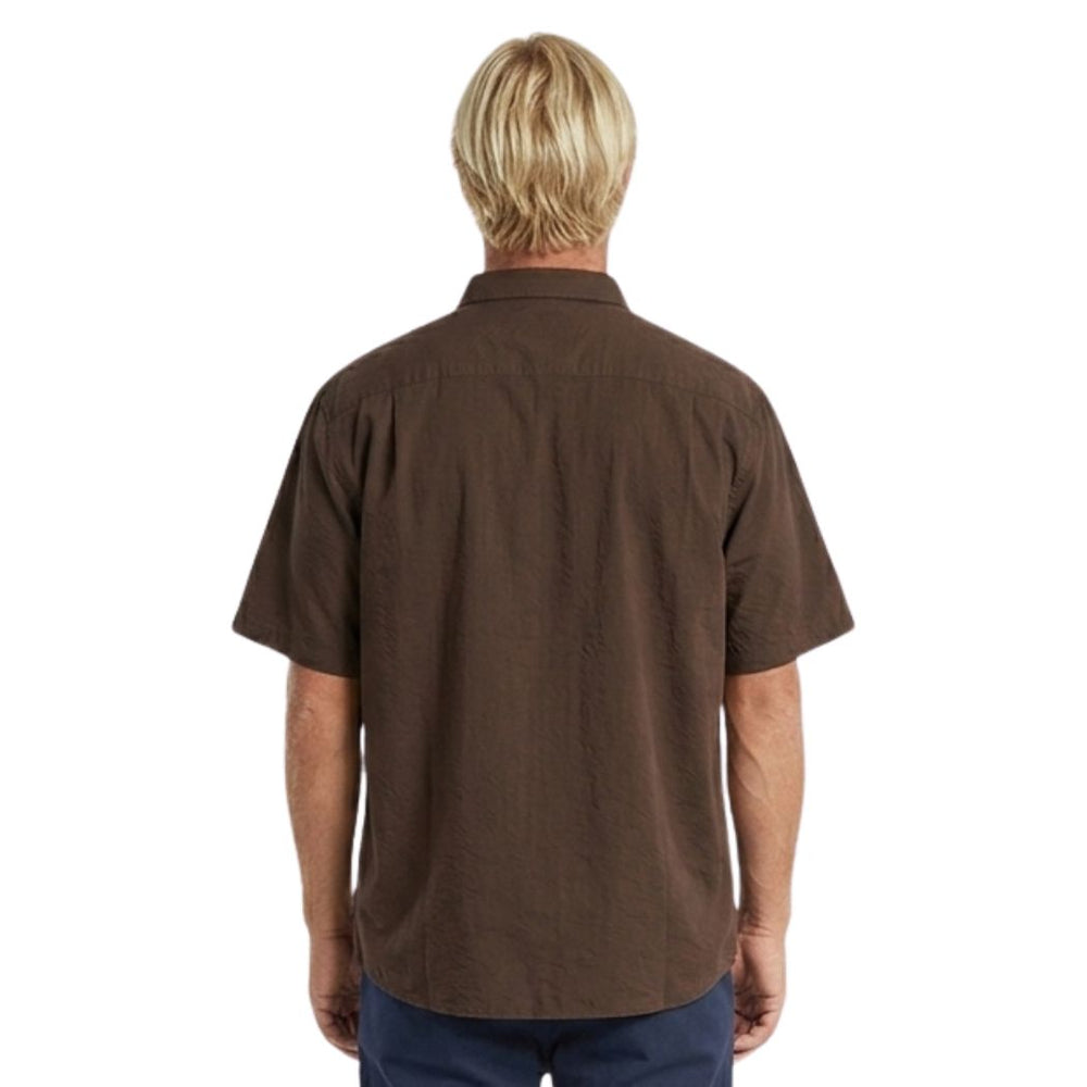 Billabong Otis Flag Short Sleeve Shirt Chocolate