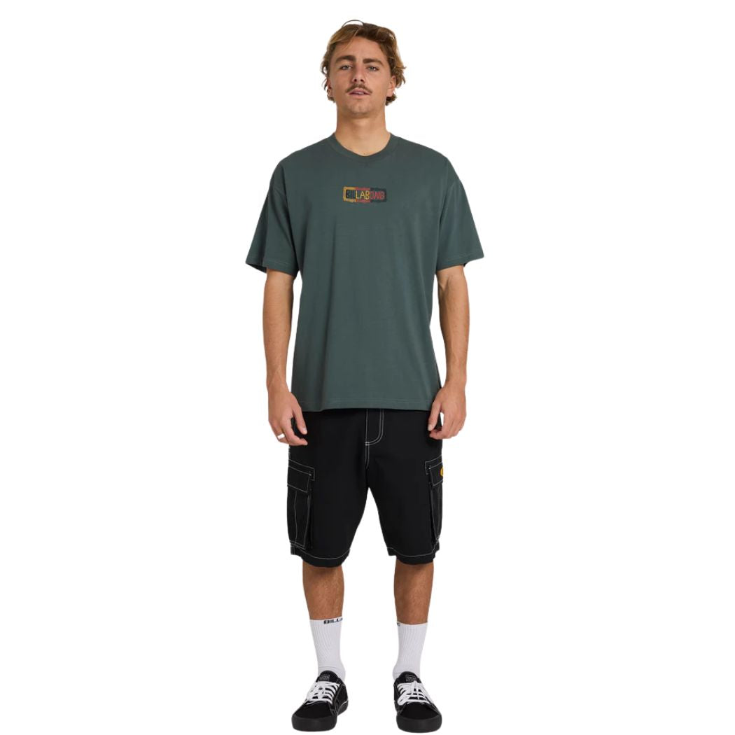 Billabong Otis Treble Tee Green Slate