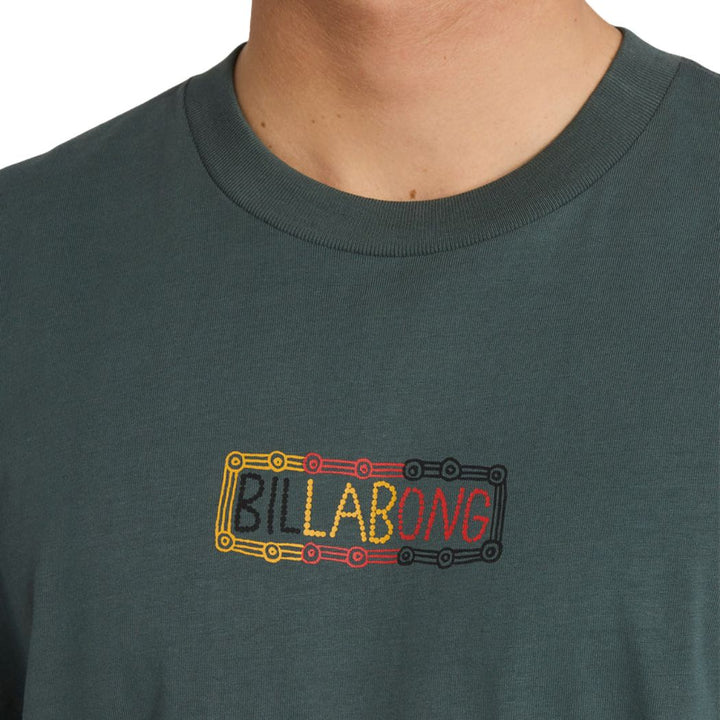 Billabong Otis Treble Tee Green Slate