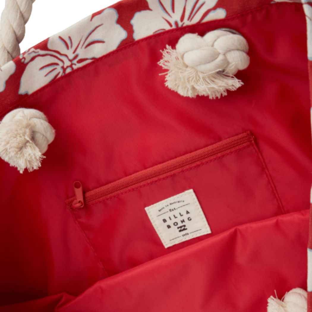 Billabong Paradise Call Beach Bag Red Crush