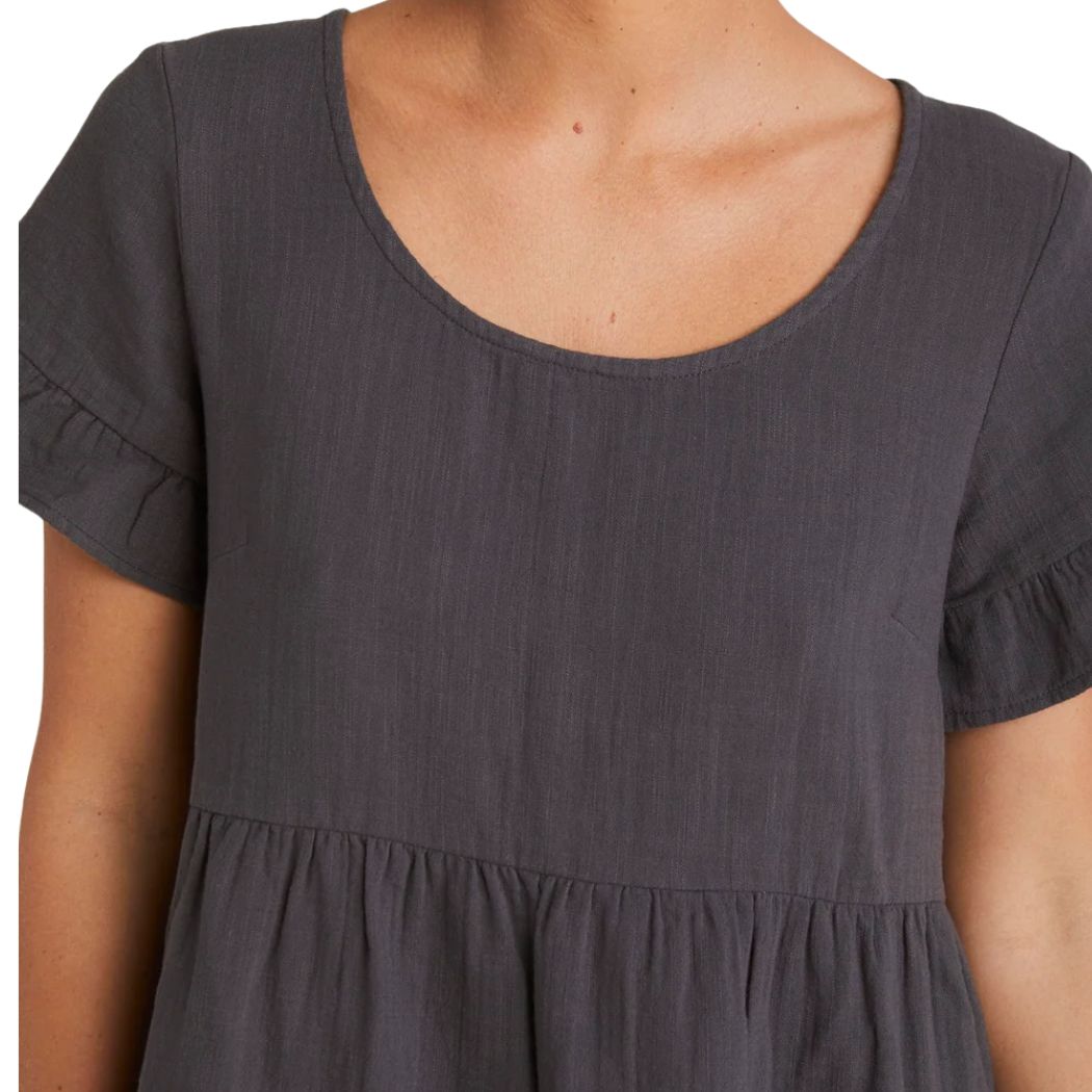 Billabong Pixie Mini Dress Washed Black