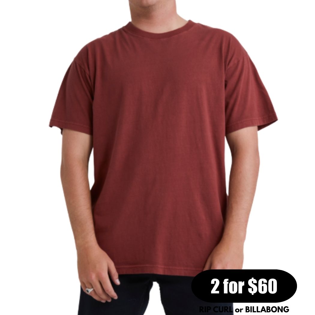 Billabong Premium Wave Wash Tee Brick