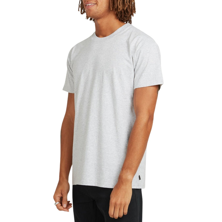 Billabong Premium Wave Washed Short Sleeve Tee Light Grey Heather 