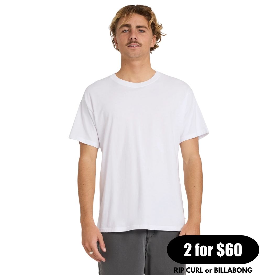 Billabong Premium Wave Washed Tee White
