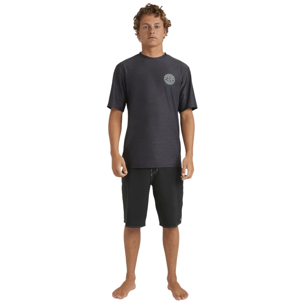 Billabong Rotor Shoreline LF Short Sleeve Black Heather