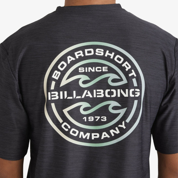 Billabong Rotor Shoreline LF Short Sleeve Black Heather