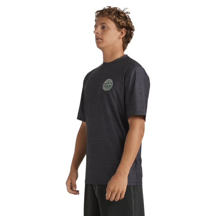 Billabong Rotor Shoreline LF Short Sleeve Black Heather