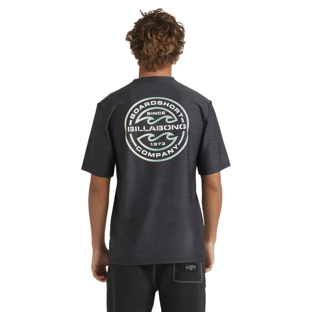 Billabong Rotor Shoreline LF Short Sleeve Black Heather