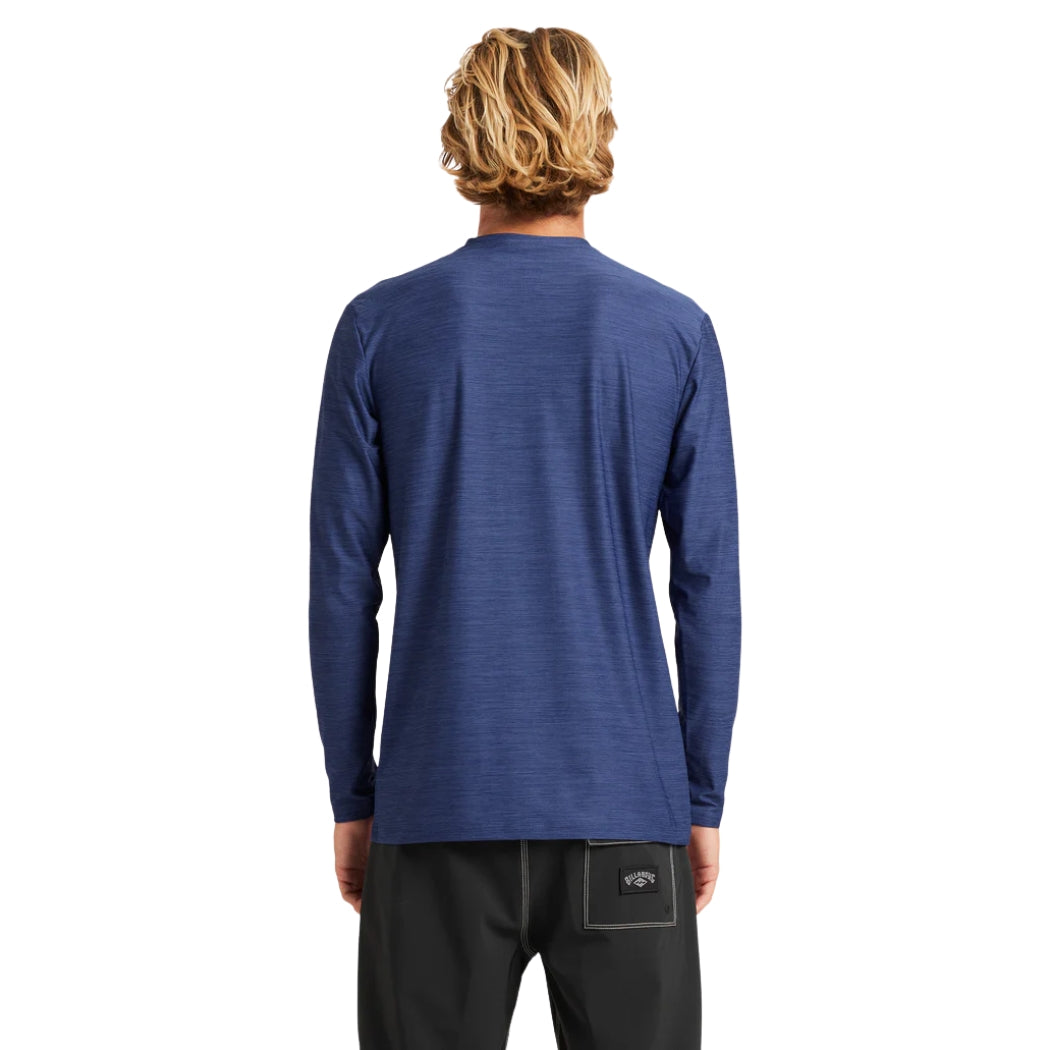 Billabong Shoreline Loose Fit Long Sleeve Rash Shirt Denim Heather