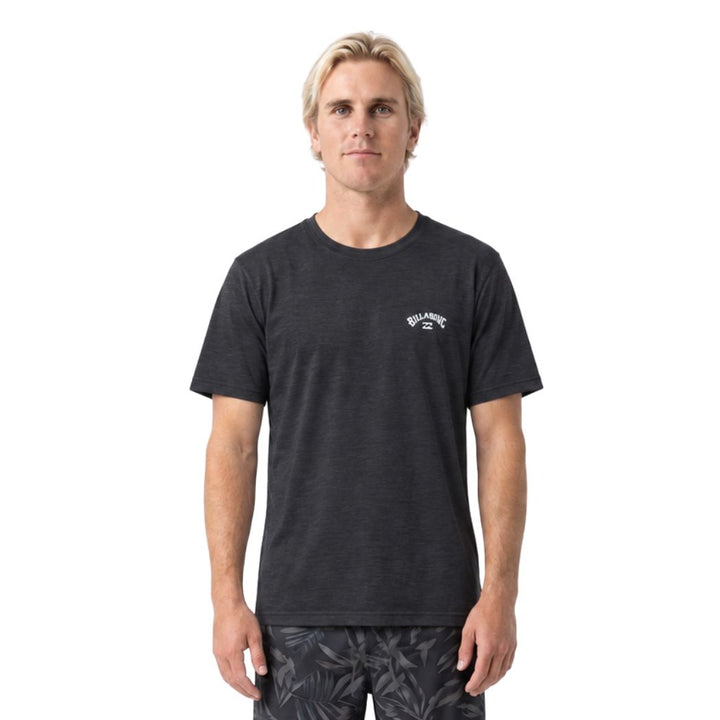 Billabong Shoreline Loose Fit SS Rash Shirt Black Heather