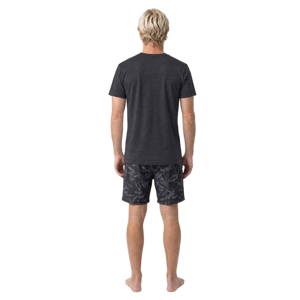Billabong Shoreline Loose Fit SS Rash Shirt Black Heather