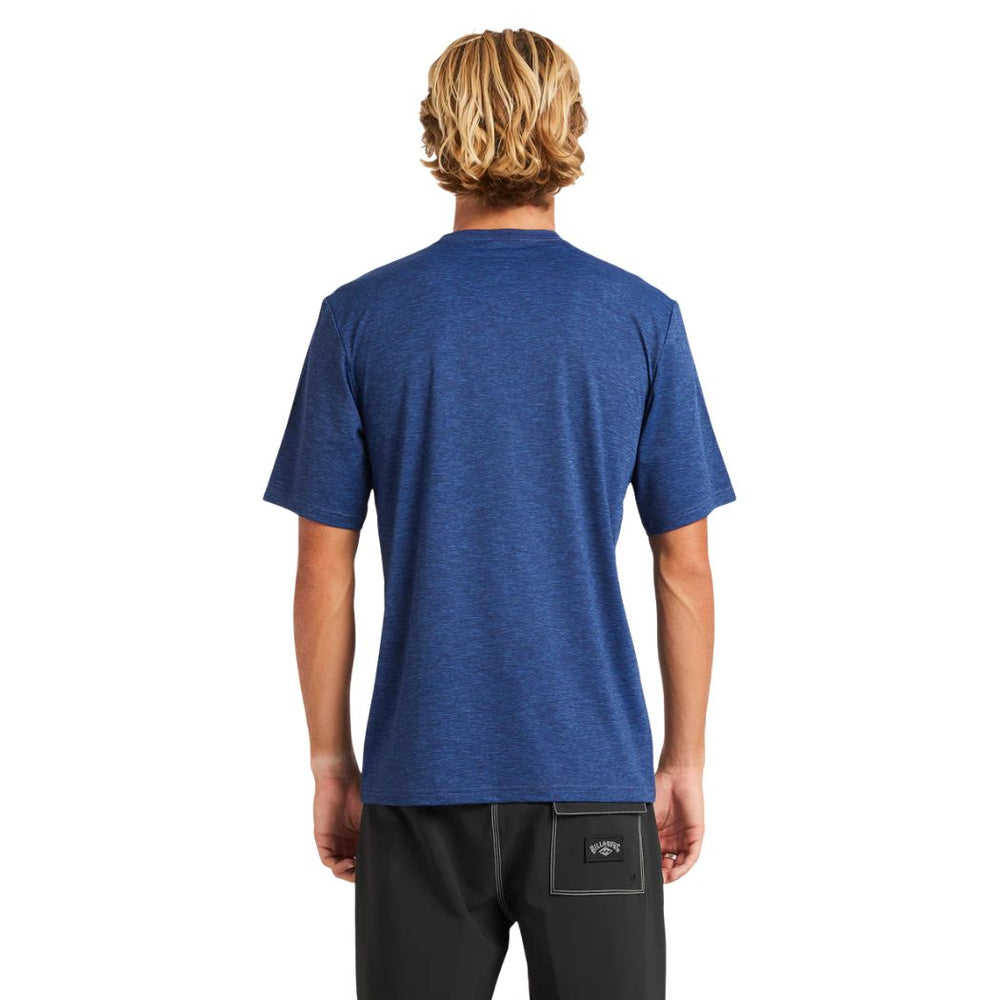 Billabong Shoreline Loose Fit SS Rash Shirt Denim Heather