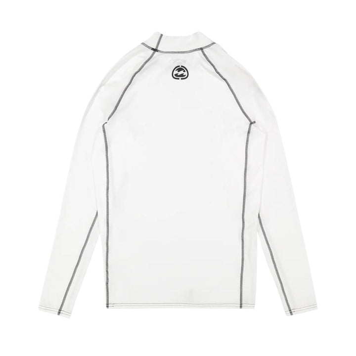 Billabong Spec 73 Performance Fit LS Rash Vest White