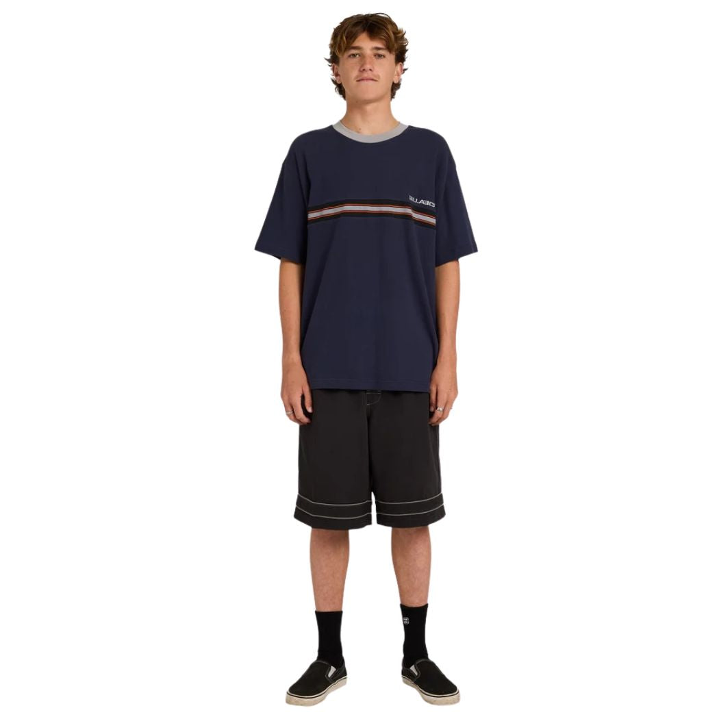 Billabong Spec Ribbed Tee Dusty Indigo