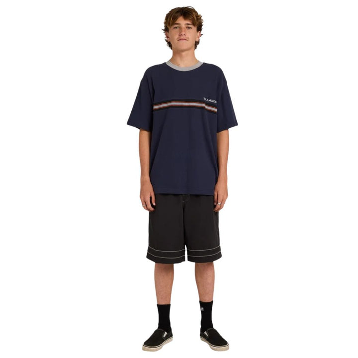 Billabong Spec Ribbed Tee Dusty Indigo
