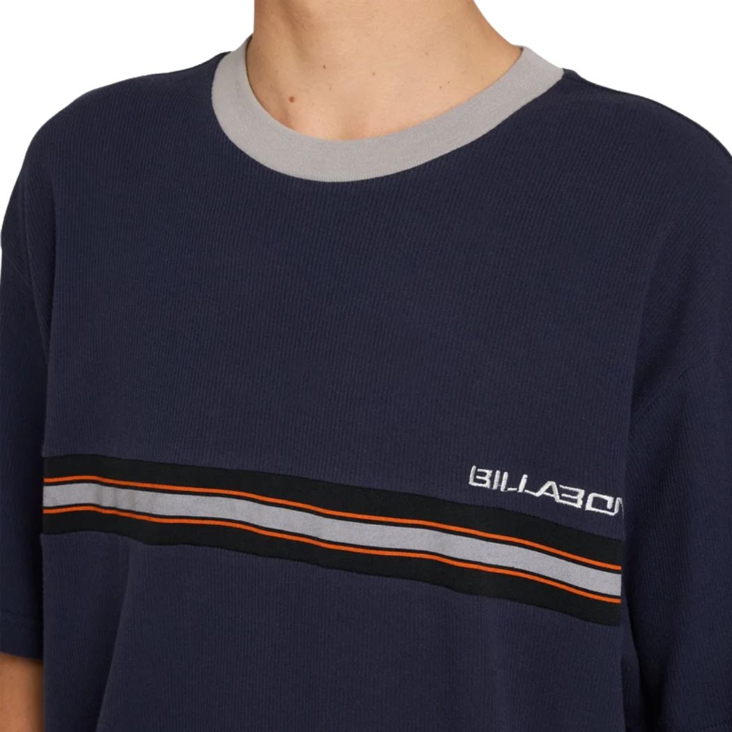 Billabong Spec Ribbed Tee Dusty Indigo