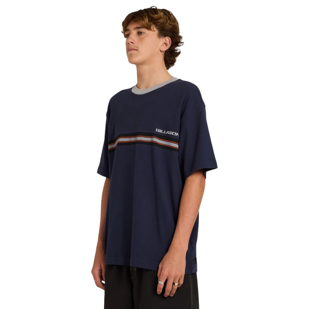 Billabong Spec Ribbed Tee Dusty Indigo