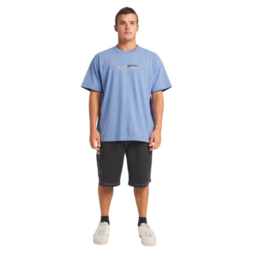 Billabong Spec Tipper Tee Oceana Blue