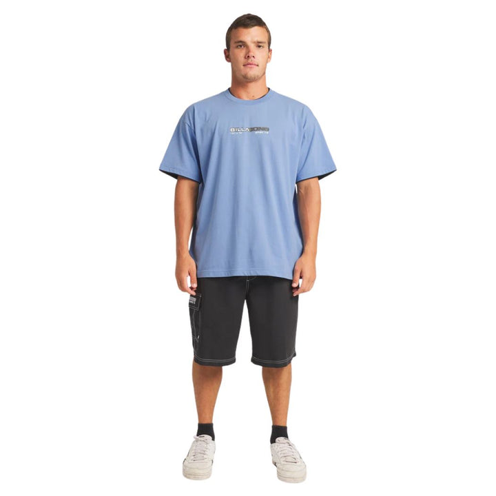 Billabong Spec Tipper Tee Oceana Blue
