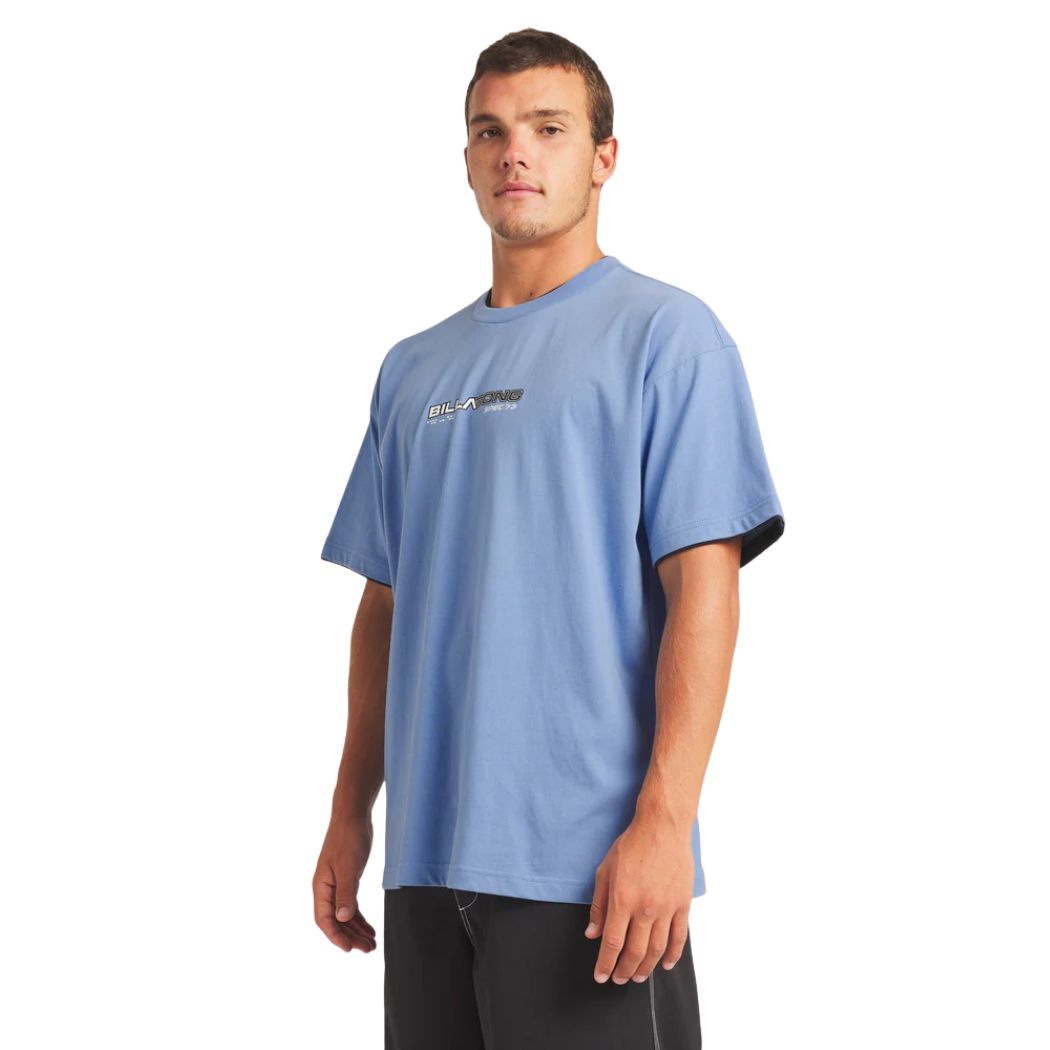Billabong Spec Tipper Tee Oceana Blue